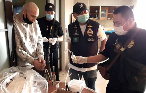 Danish Man Arrested Facing Charges After Pattaya Drug Dealing Sting At