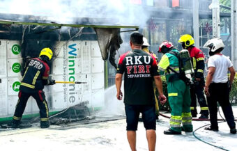 EV charging station fire badly damages Bangkok port for rapidly expanding electric motorcycle taxi firm