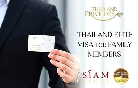 Thailand Elite Visa for Family Members