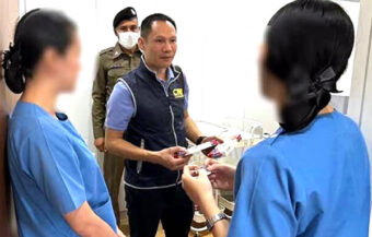 Intravenous life-regenerating remedy leads to a police crackdown on medical quacks, seven arrested