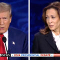 Heated TV debate between Trump and Harris on Tuesday night. YouGov polls showed Harris may have edged it