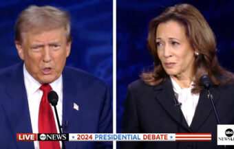 Heated TV debate between Trump and Harris on Tuesday night. YouGov polls showed Harris may have edged it