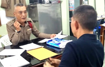 Former Songkhla police chief files criminal complaint against a well-known local lawyer for blackmail