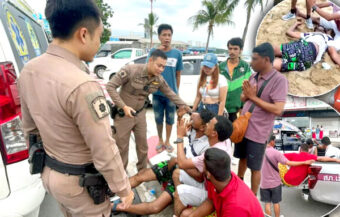 Indian left bloodied after being punched by irate Thai husband after Pattaya beach selfies went awry