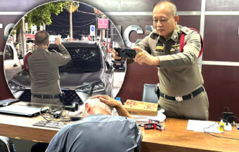 Swiss man badly beaten by Pattaya teenagers after trying to stop them vandalising his car on Sunday