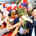 Thaksin’s rapturous welcome in Ubon Ratchathani as he puts in another vintage performance on stage