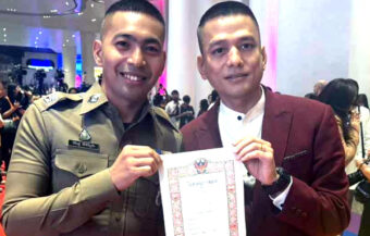 Gay police officers celebrate union in an altered era for Thailand as same sex marriage law takes effect