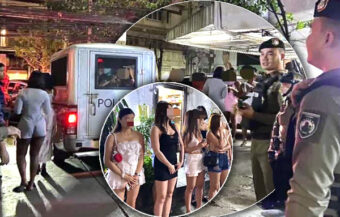 Nana street hookers arrested in police crackdown on prostitution and drugs in favourite tourist haunt