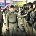 Bangkok police in city centre security sweep following US and Japanese Embassy advisories to tourists