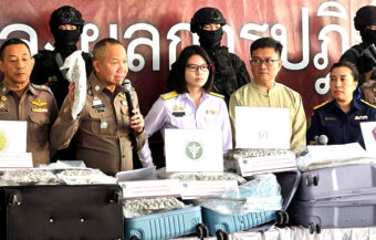 Outbound cannabis smuggling smashed by Chiang Mai police this week. Europe and London targeted by opportunists